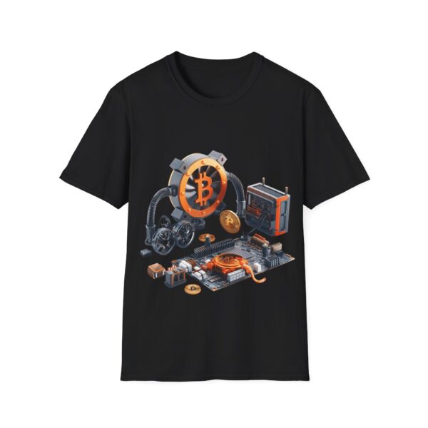 Bitcoin Mining Graphic Unisex T-Shirt, Cryptocurrency Tee, Crypto Miner Shirt, Blockchain Gift, Digital Currency Top - Image 6