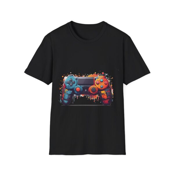 Gamer Controller T-Shirt - Colorful Unisex Tee - Image 2