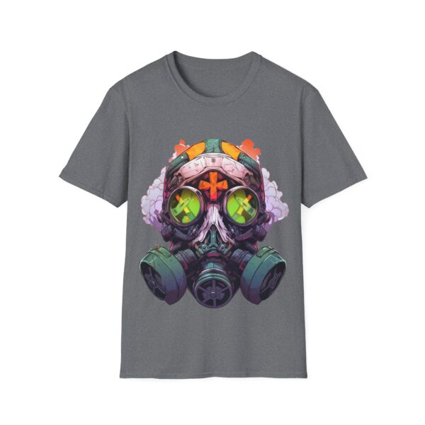 Colorful Facemask T-Shirt | Unisex Softstyle Tee - Free Yourself Design - Image 10