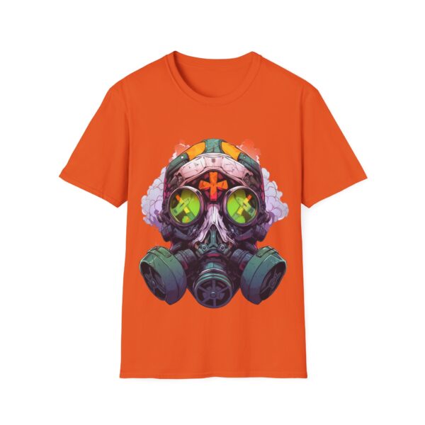 Colorful Facemask T-Shirt | Unisex Softstyle Tee - Free Yourself Design - Image 5