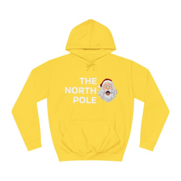 Christmas Sweater Unisex College Hoodie - The North Pole Edition Perfect Xmas Gift for Him and Her, Holiday Hooded Sweatshirt, Winter - Image 3