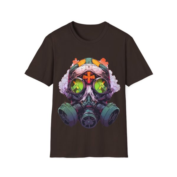 Colorful Facemask T-Shirt | Unisex Softstyle Tee - Free Yourself Design - Image 7