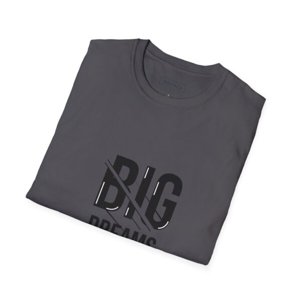 Big dreams big action Unisex T-Shirt - Wolf Moon Mountains Camper Nature Camping Shirt - Image 44