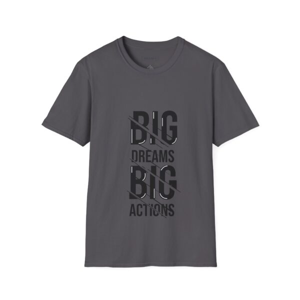 Big dreams big action Unisex T-Shirt - Wolf Moon Mountains Camper Nature Camping Shirt - Image 41