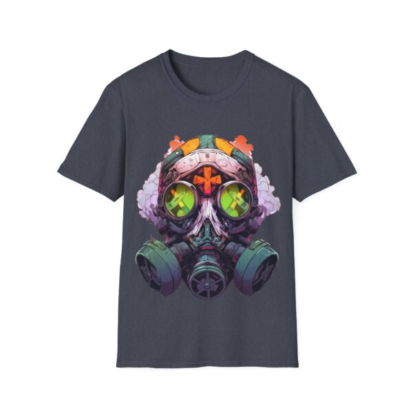 Colorful Facemask T-Shirt | Unisex Softstyle Tee - Free Yourself Design - Image 49