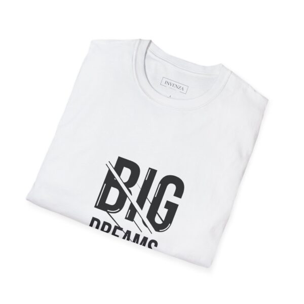 Big dreams big action Unisex T-Shirt - Wolf Moon Mountains Camper Nature Camping Shirt - Image 4