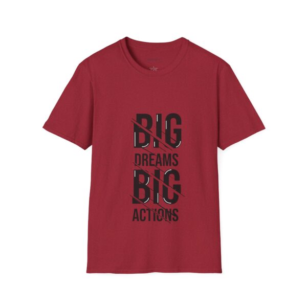 Big dreams big action Unisex T-Shirt - Wolf Moon Mountains Camper Nature Camping Shirt - Image 53