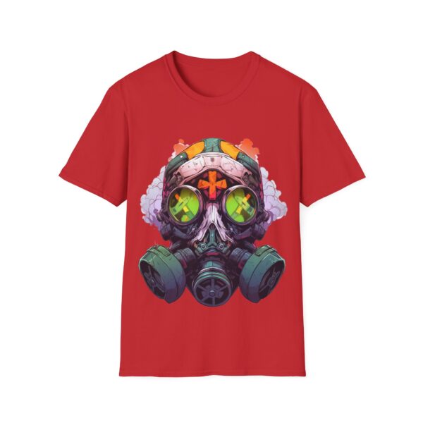 Colorful Facemask T-Shirt | Unisex Softstyle Tee - Free Yourself Design - Image 53
