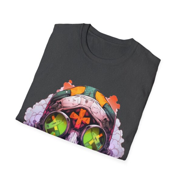 Colorful Facemask T-Shirt | Unisex Softstyle Tee - Free Yourself Design - Image 44