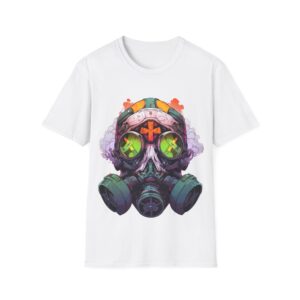 Colorful Facemask T-Shirt | Unisex Softstyle Tee - Free Yourself Design