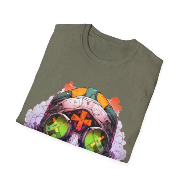 Colorful Facemask T-Shirt | Unisex Softstyle Tee - Free Yourself Design - Image 36