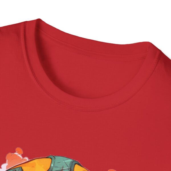 Colorful Facemask T-Shirt | Unisex Softstyle Tee - Free Yourself Design - Image 55