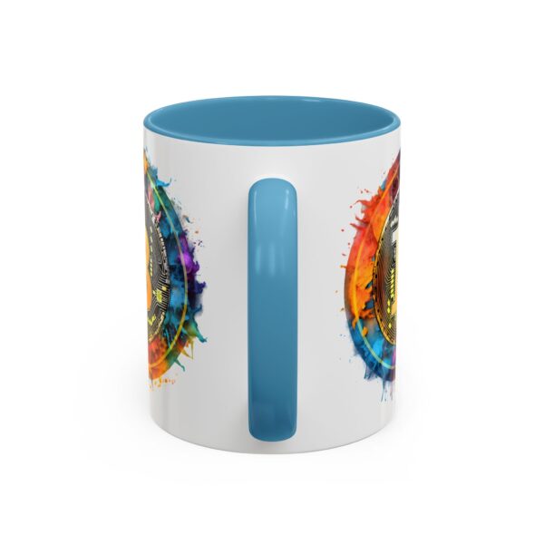 Bitcoin Accent Mug, Cryptocurrency Coffee Cup, Blockchain Theme Tea Mug, Digital Currency Latte Mug, Finance Investor Gift, Stock Market Mug - Image 20