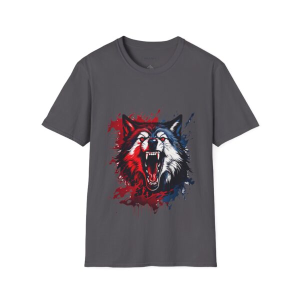 Wolf Lover Unisex T-Shirt Wolf Moon Mountains Camper Nature Camping Shirt - Image 45