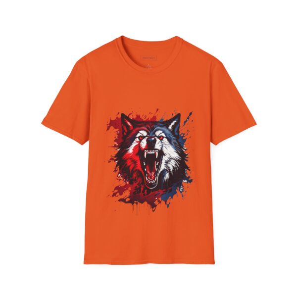 Wolf Lover Unisex T-Shirt Wolf Moon Mountains Camper Nature Camping Shirt - Image 17