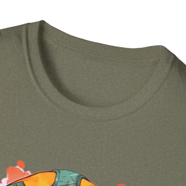 Colorful Facemask T-Shirt | Unisex Softstyle Tee - Free Yourself Design - Image 35