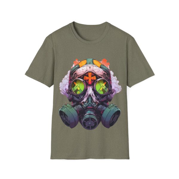 Colorful Facemask T-Shirt | Unisex Softstyle Tee - Free Yourself Design - Image 33