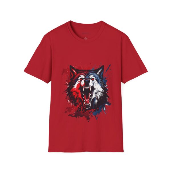 Wolf Lover Unisex T-Shirt Wolf Moon Mountains Camper Nature Camping Shirt - Image 61