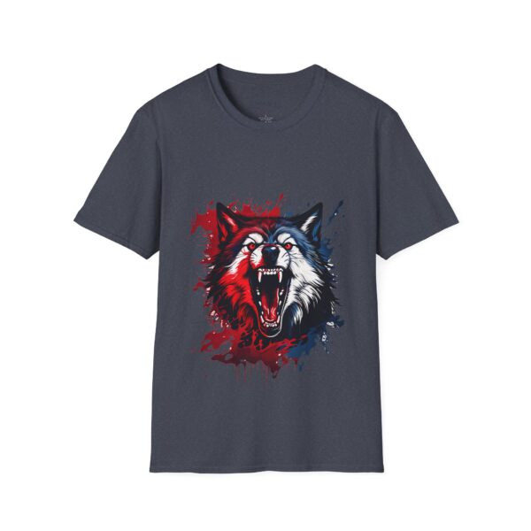 Wolf Lover Unisex T-Shirt Wolf Moon Mountains Camper Nature Camping Shirt - Image 49