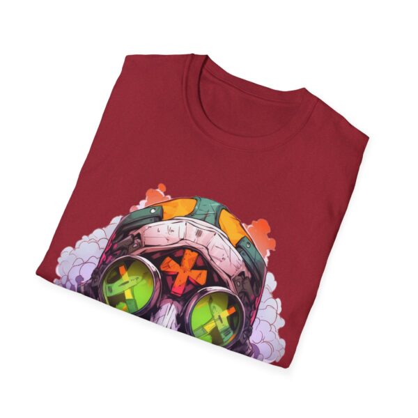 Colorful Facemask T-Shirt | Unisex Softstyle Tee - Free Yourself Design - Image 60
