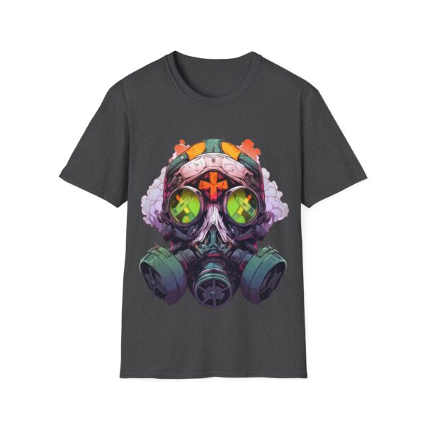 Colorful Facemask T-Shirt | Unisex Softstyle Tee - Free Yourself Design - Image 41