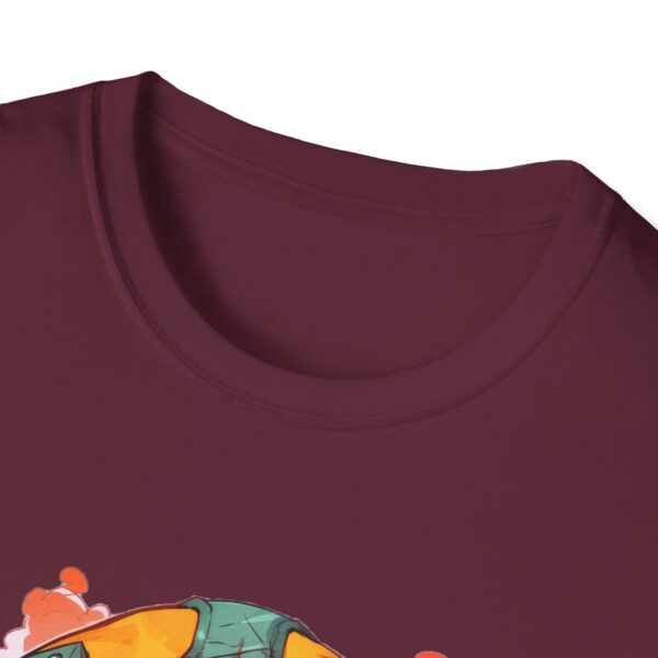 Colorful Facemask T-Shirt | Unisex Softstyle Tee - Free Yourself Design - Image 23