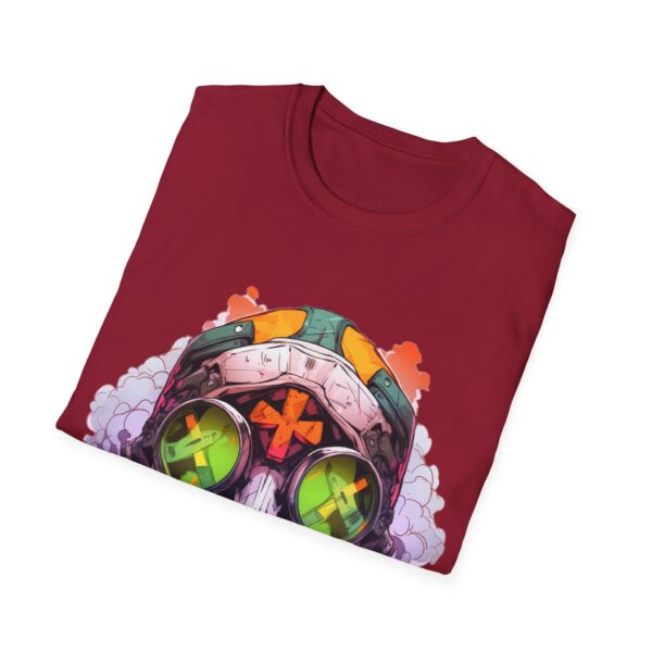 Colorful Facemask T-Shirt | Unisex Softstyle Tee - Free Yourself Design - Image 68