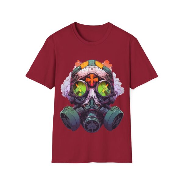 Colorful Facemask T-Shirt | Unisex Softstyle Tee - Free Yourself Design - Image 65