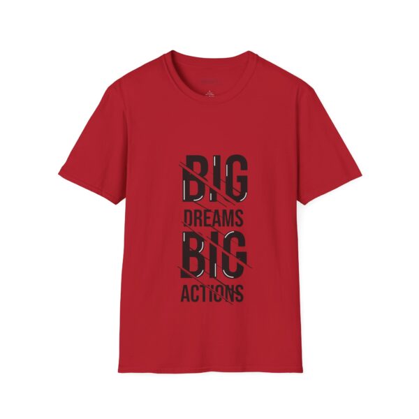 Big dreams big action Unisex T-Shirt - Wolf Moon Mountains Camper Nature Camping Shirt - Image 57