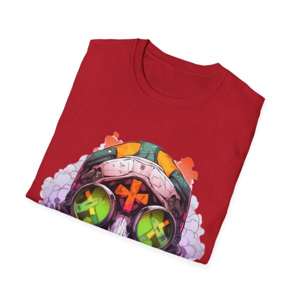Colorful Facemask T-Shirt | Unisex Softstyle Tee - Free Yourself Design - Image 64