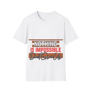 Believe in Yourself T-Shirt | Unisex Softstyle Tee - Empowering Mental Health & Positive Vibes | Free Yourself Design