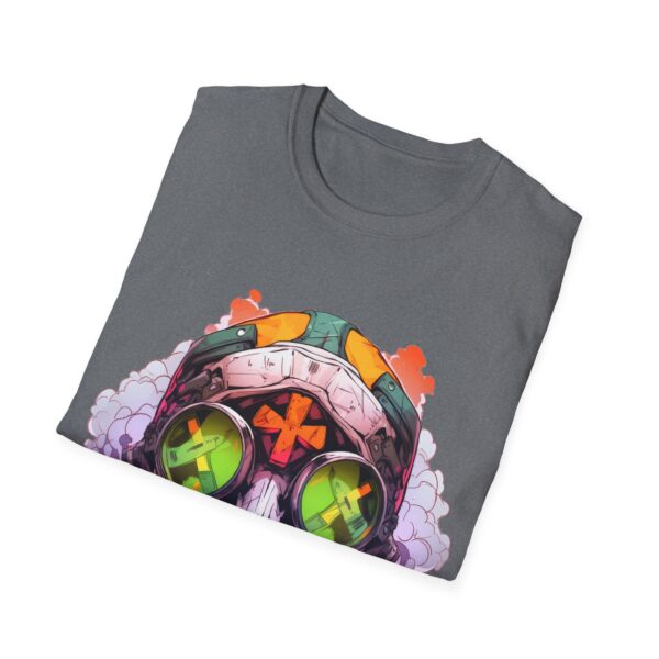 Colorful Facemask T-Shirt | Unisex Softstyle Tee - Free Yourself Design - Image 40
