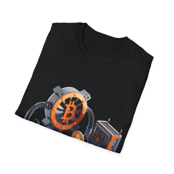 Bitcoin Mining Graphic Unisex T-Shirt, Cryptocurrency Tee, Crypto Miner Shirt, Blockchain Gift, Digital Currency Top - Image 8