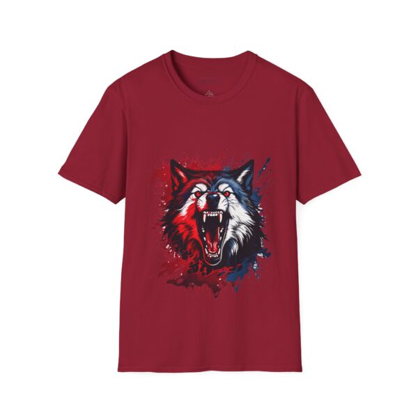 Wolf Lover Unisex T-Shirt Wolf Moon Mountains Camper Nature Camping Shirt - Image 65