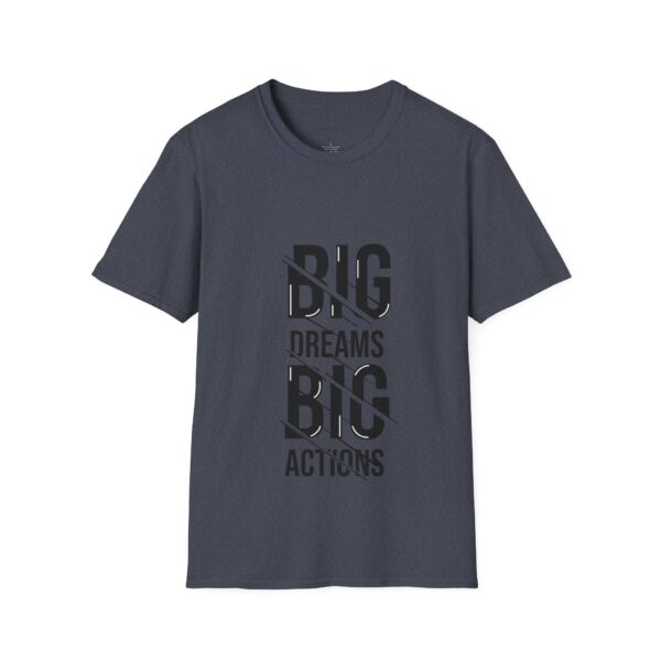 Big dreams big action Unisex T-Shirt - Wolf Moon Mountains Camper Nature Camping Shirt - Image 45