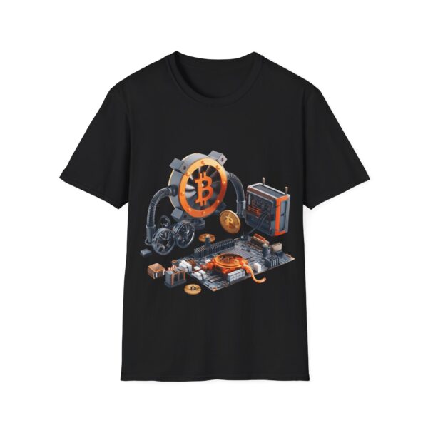 Bitcoin Mining Graphic Unisex T-Shirt, Cryptocurrency Tee, Crypto Miner Shirt, Blockchain Gift, Digital Currency Top - Image 5
