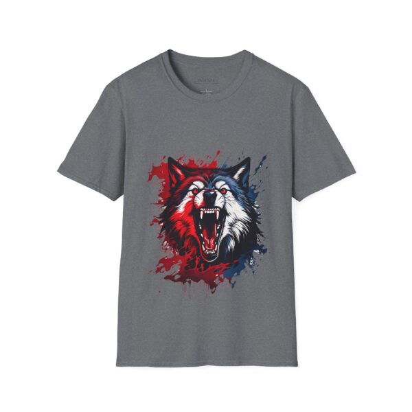 Wolf Lover Unisex T-Shirt Wolf Moon Mountains Camper Nature Camping Shirt - Image 37
