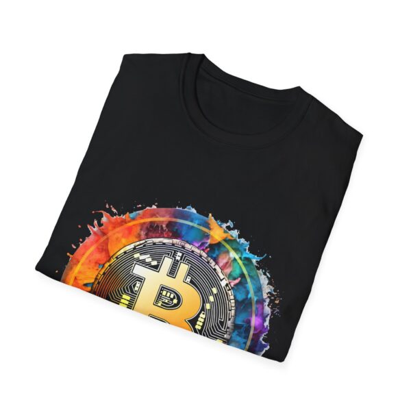 Bitcoin Themed Shirt, Cryptocurrency Tee, Unisex Softstyle T-Shirt, Gift for Bitcoin Enthusiast, BTC Shirt, Finance Apparel - Image 8