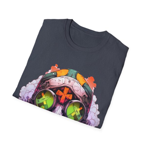 Colorful Facemask T-Shirt | Unisex Softstyle Tee - Free Yourself Design - Image 52