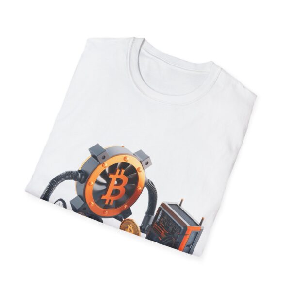Bitcoin Mining Graphic Unisex T-Shirt, Cryptocurrency Tee, Crypto Miner Shirt, Blockchain Gift, Digital Currency Top - Image 4