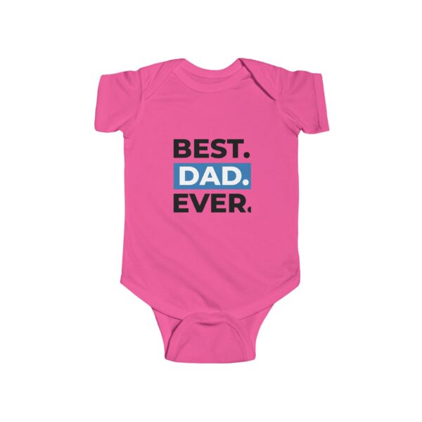 Best Dad Ever Infant Bodysuit, Newborn Gift, Baby Shower Outfit, Cute Baby Clothes, Father's Day Present - Image 13