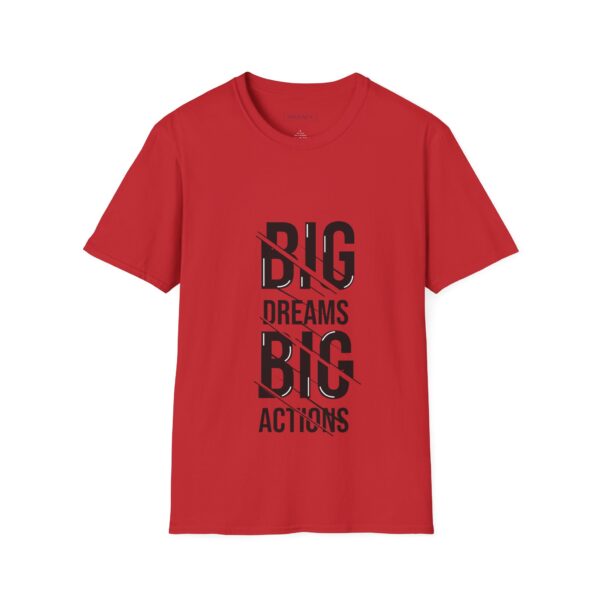Big dreams big action Unisex T-Shirt - Wolf Moon Mountains Camper Nature Camping Shirt - Image 49