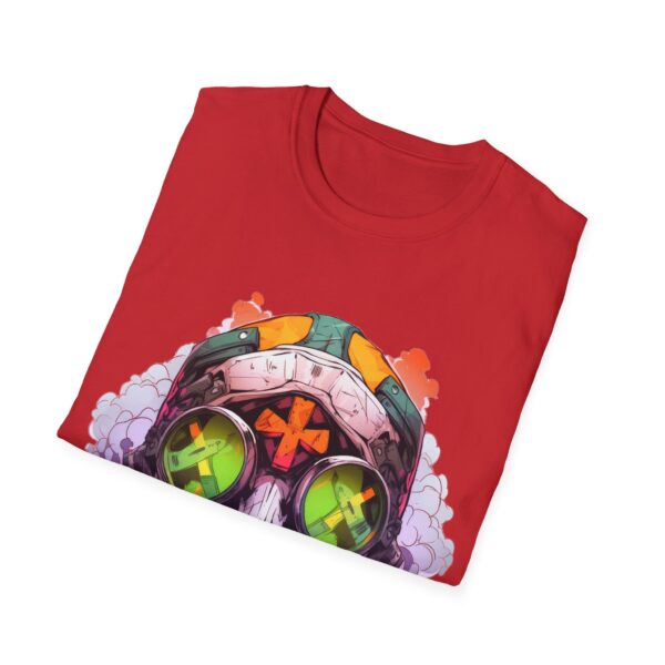 Colorful Facemask T-Shirt | Unisex Softstyle Tee - Free Yourself Design - Image 56