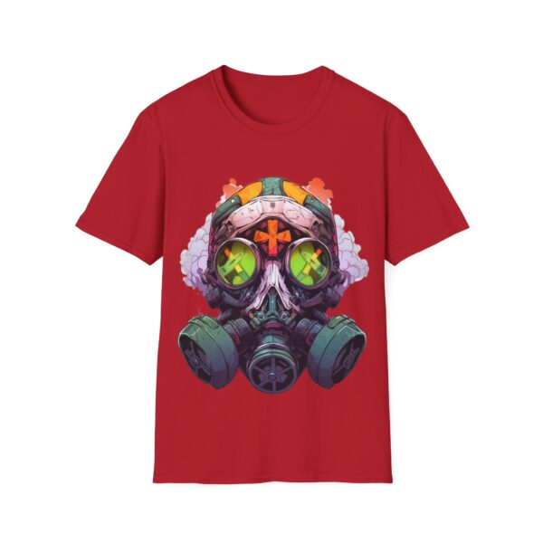 Colorful Facemask T-Shirt | Unisex Softstyle Tee - Free Yourself Design - Image 61