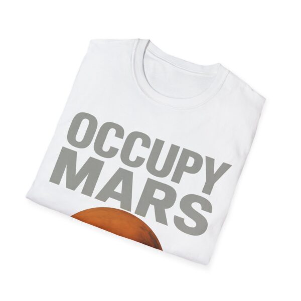 Elon Musk Occupy Mars Unisex Softstyle T-Shirt, Funny Printed Tee, Space Lover Gift, Science Enthusiast Shirt, Space Exploration Tee, Sci-Fi - Image 4