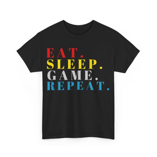 Vintage Gamer T-Shirt, Eat Sleep Game Repeat Tee, Funny Gaming Shirt, Retro Gamer Gift, Gamers Tee, Game Lover Clothing - Image 7