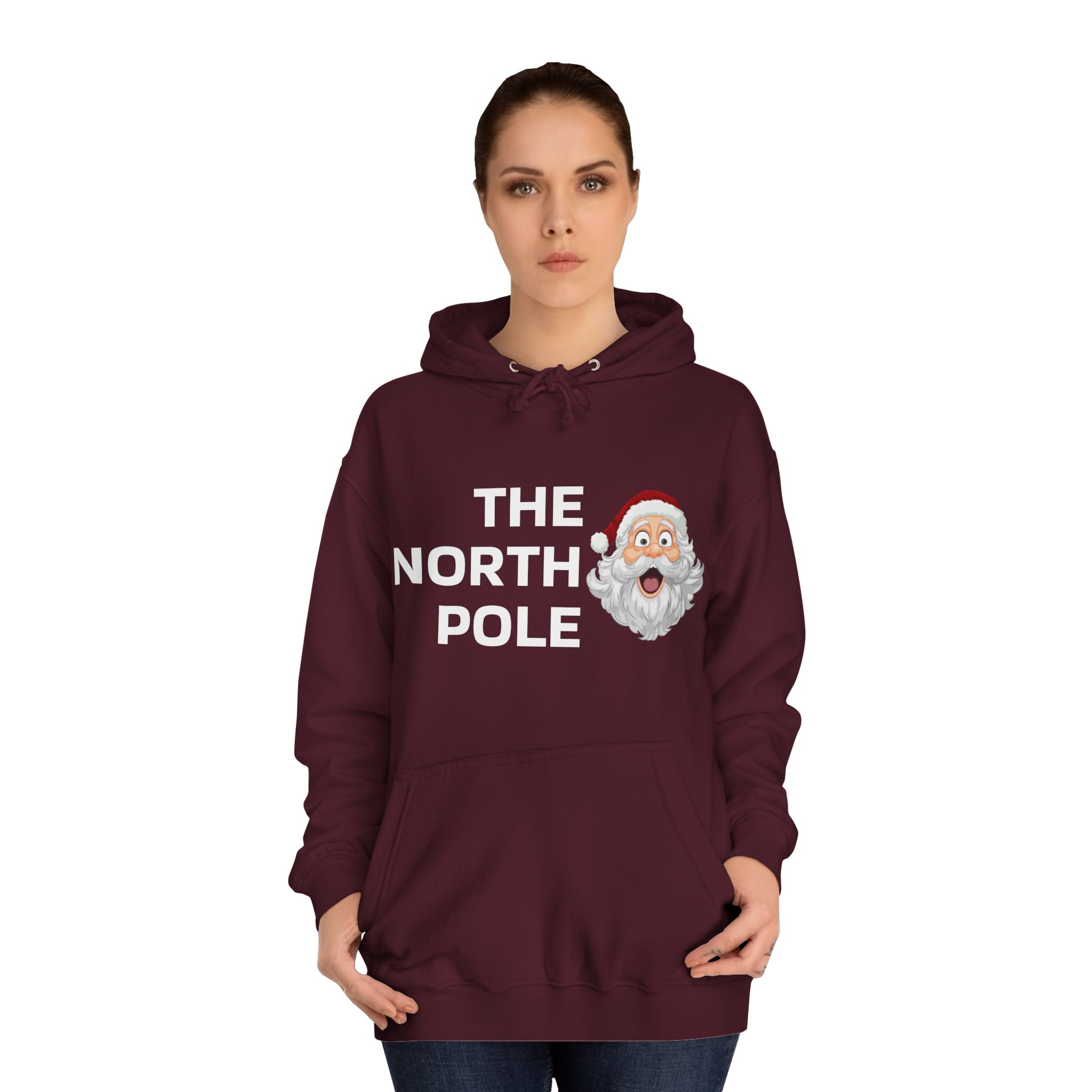 Christmas Sweater Unisex College Hoodie - The North Pole Edition Perfect Xmas Gift for Him and Her, Holiday Hooded Sweatshirt, Winter - Image 28