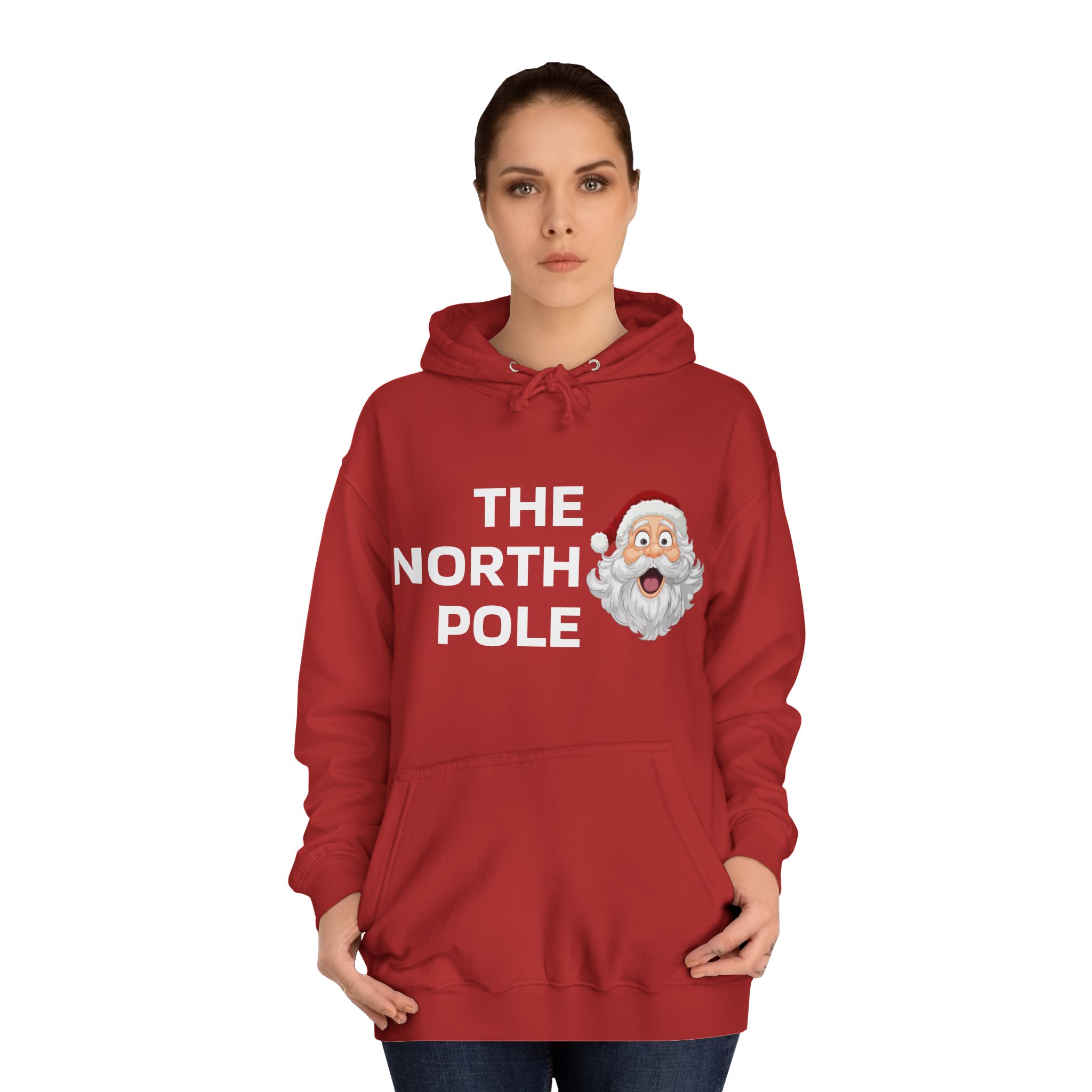 Christmas Sweater Unisex College Hoodie - The North Pole Edition Perfect Xmas Gift for Him and Her, Holiday Hooded Sweatshirt, Winter - Image 32