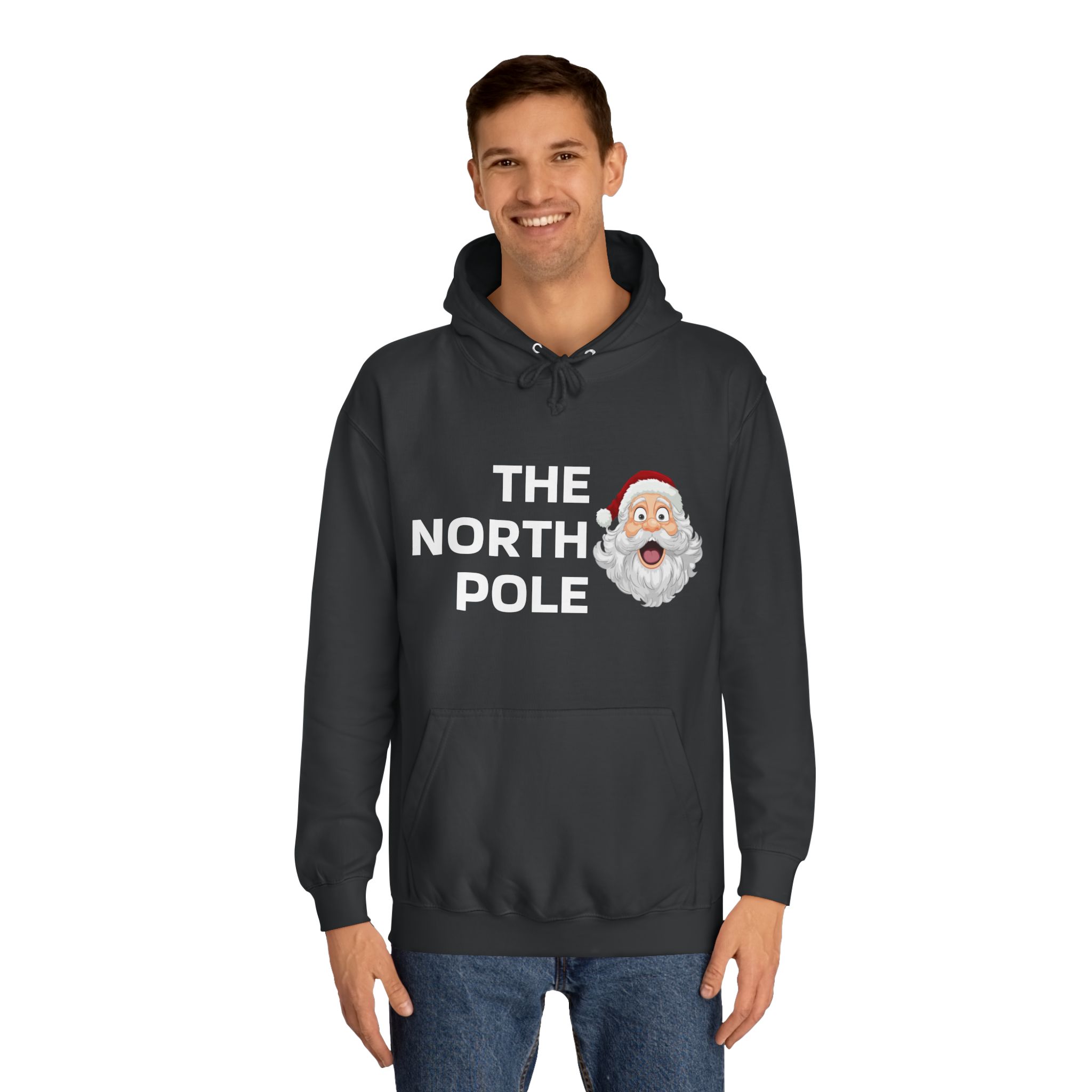 Christmas Sweater Unisex College Hoodie - The North Pole Edition Perfect Xmas Gift for Him and Her, Holiday Hooded Sweatshirt, Winter - Image 11