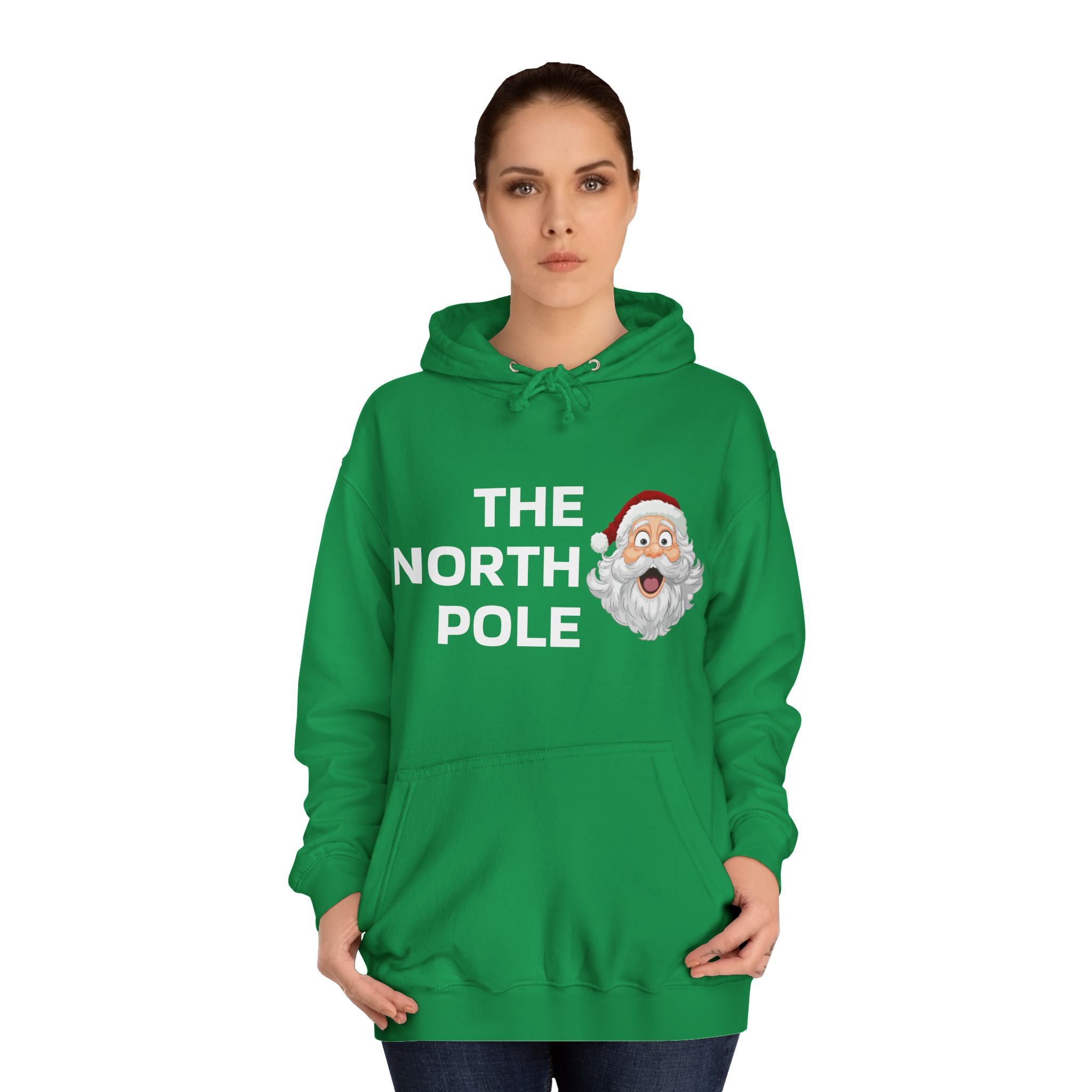 Christmas Sweater Unisex College Hoodie - The North Pole Edition Perfect Xmas Gift for Him and Her, Holiday Hooded Sweatshirt, Winter - Image 16